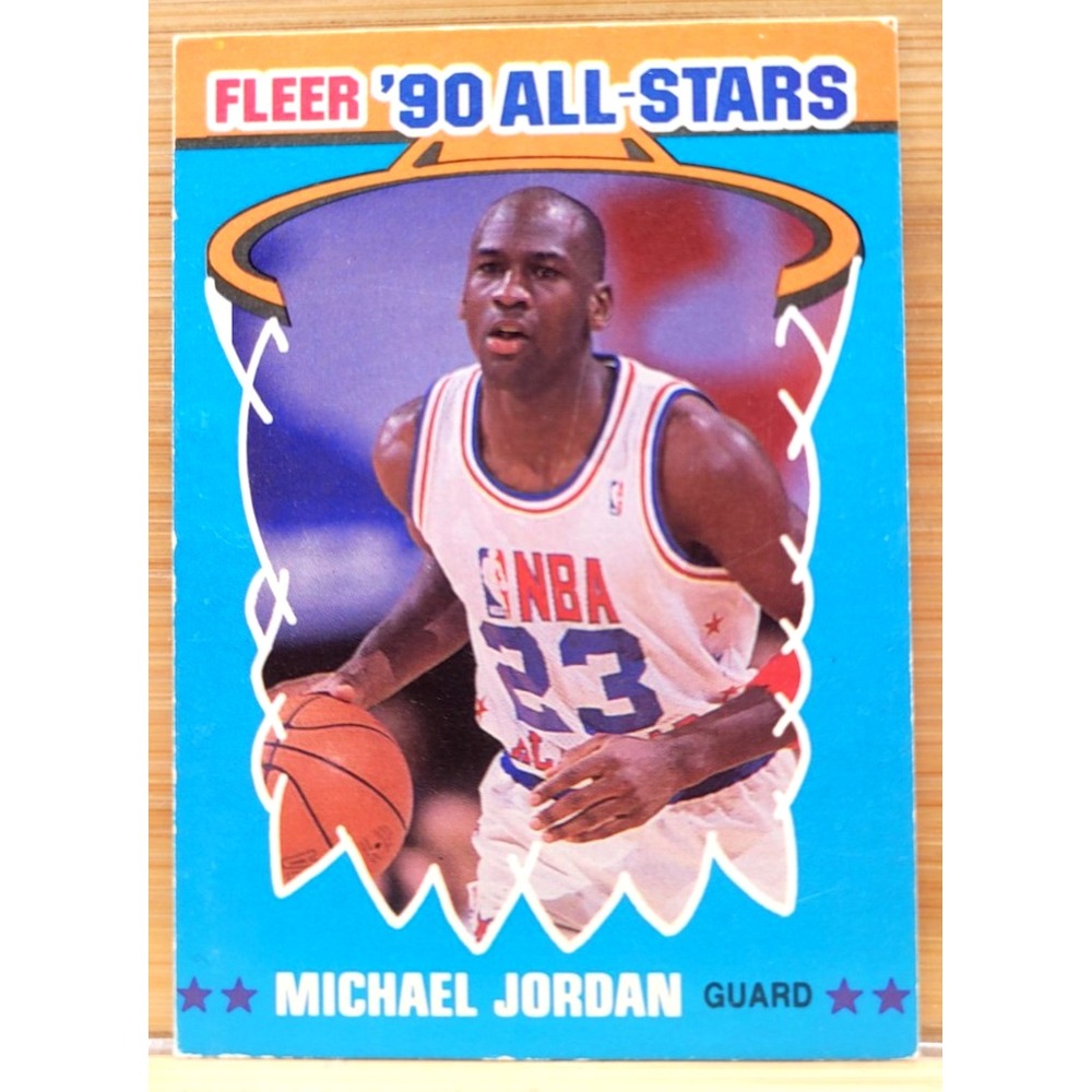 1990-91 FLEER MICHAEL JORDAN FLEER '90 ALL-STARS CARD 5